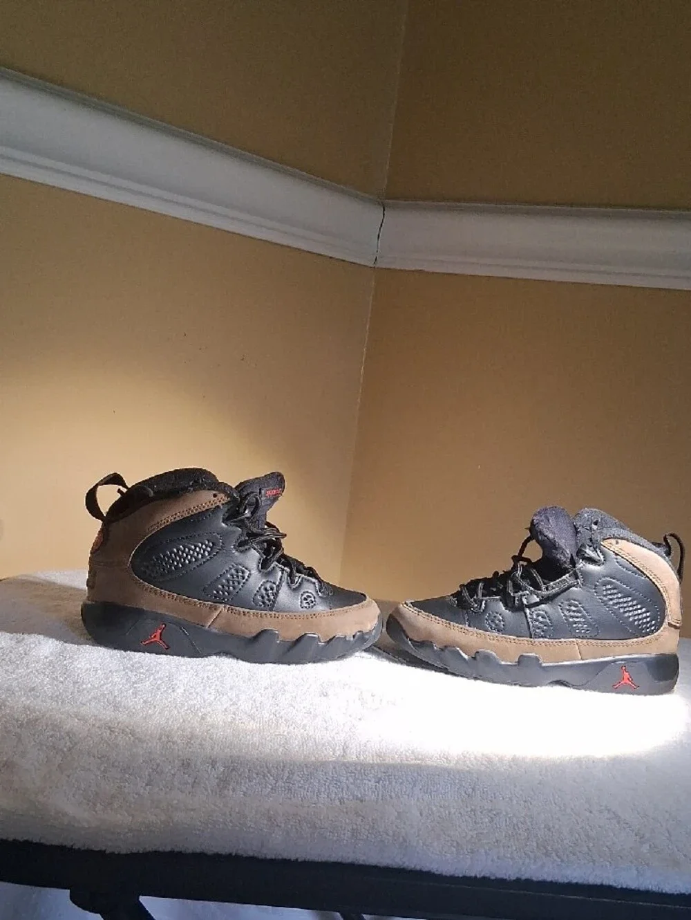 Jordan Boy's Black and Brown Lace-Up Hiking Boots